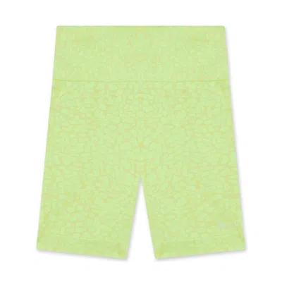 Jilla Active Women's Yellow / Orange Sahara Recycled Shorts - Lime Animal In Yellow/orange