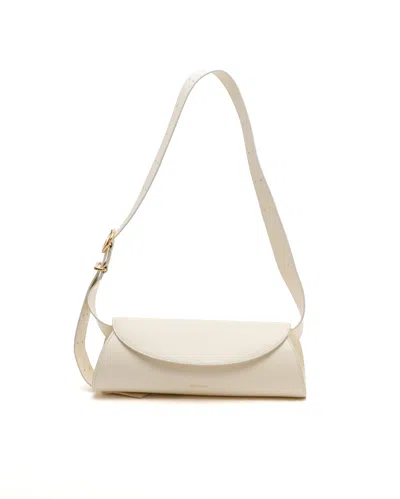 Jilsander Small Cannolo Shoulder Bag In Black
