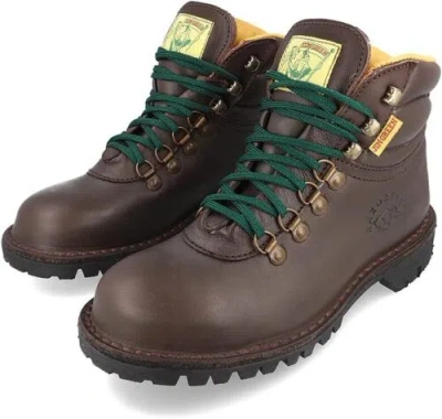 Pre-owned Jim Green - Razorback Steel Toe Boots For Men - Astm And Iso Certified Steel... In Brown