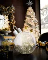 Jim Marvin Oblique Silver Glass Tabletop Ornament In Transparent