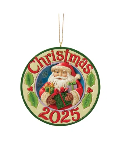 Jim Shore Annual 2025 Santa Gifts Ornament In Multi