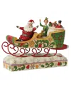 Jim Shore Buddy Elf With Santa In Sleigh Figurine In Multi