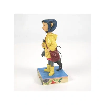 Jim Shore Coraline In Yellow Raincoat Figurine 6.34in