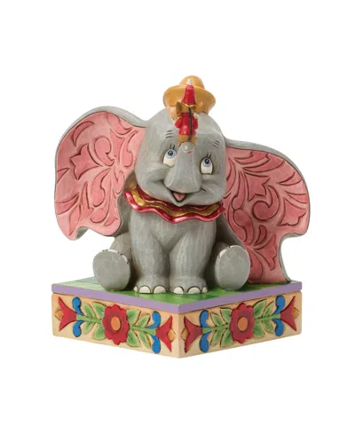 Jim Shore Disney's Dumbo And Timothy Mouse Figurine In Multi