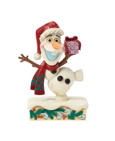 Jim Shore Disney Traditions Fig Christmas Olaf Personality Pose In Multi