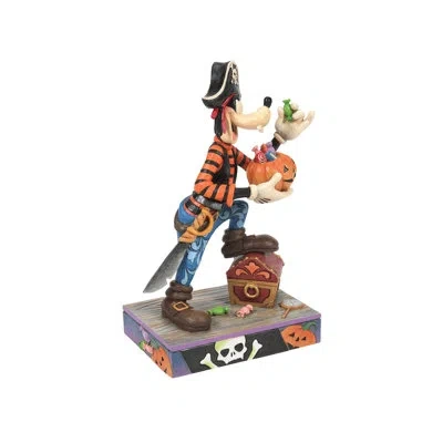Jim Shore Disney Traditions Goofy Pirate Costume Figurine 7.5in In Multi