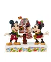 Jim Shore Disney Traditions Mickey And Minnie Mailing Letters Figurine In Multi