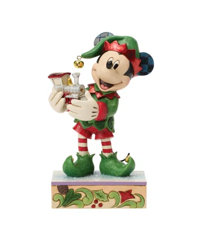 Jim Shore Disney Traditions Mickey Elf Special Edition Figurine In Multi