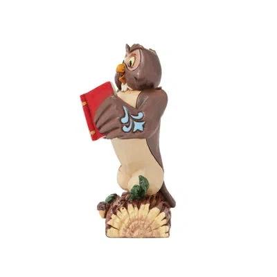 Jim Shore Disney Traditions Owl Winnie The Pooh Mini Figurine 3.5in H In Brown