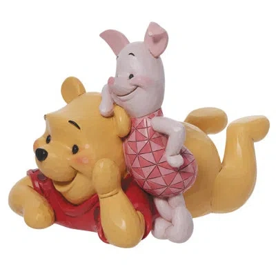 Jim Shore Disney Traditions Pooh & Piglet Forever Friends Figurine 5.3in H In Yellow;pink;multi