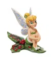 Jim Shore Disney Traditions Tinker Bell Sitting On Holly In Multi