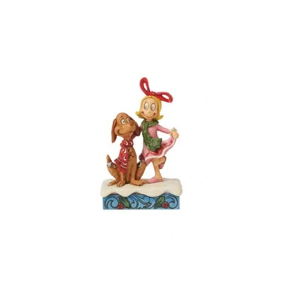 Jim Shore Dr. Seuss The Grinch  Grinch Cindy Lou And Max Figurine 5.63in In Multi
