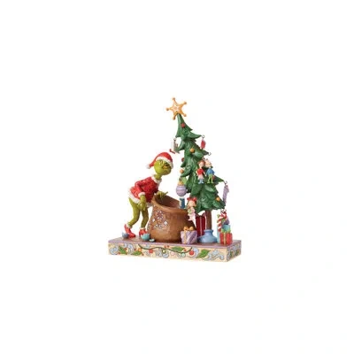 Jim Shore Dr. Seuss The Grinch  Grinch Grinch Countdown Calendar Figurine 12.5in In Multi