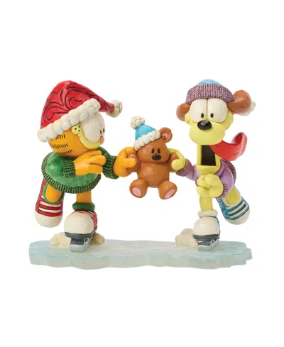 Jim Shore Garfield Odie And Pooky Figurine In Multi