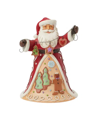 Jim Shore Gingerbread Santa Garland Figurine In Multi