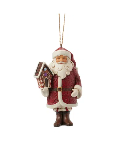 Jim Shore Gingerbread Santa Ornament In Multi