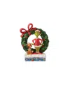 Jim Shore Grinch And Max In Wreath Figurine In Multi