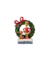Jim Shore Grinch And Max In Wreath Figurine In Multi