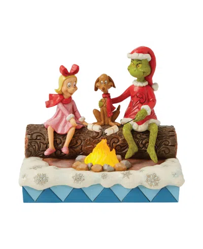 Jim Shore Grinch, Max And Cindy Roasting Figurine In Multi