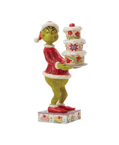 Jim Shore Grinch With Grinchy Cake In Multi
