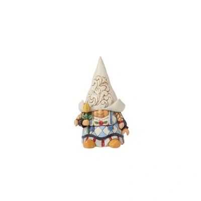 Jim Shore Heartwood Creek Dutch Dreams Gnomes Around The World Figurine 5.4in H In Blue;white;red;yellow