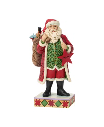 Jim Shore Heartwood Creek Fig Macy's Santa With Toys In Red