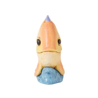 Jim Shore Heartwood Creek Fish Mini Figurine 3.5in H In Blue;yellow;purple