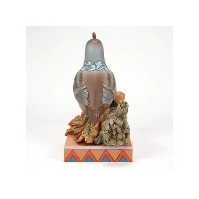 Jim Shore Heartwood Creek Quail Sitting On Leaves Figurine 5.67in In Multi