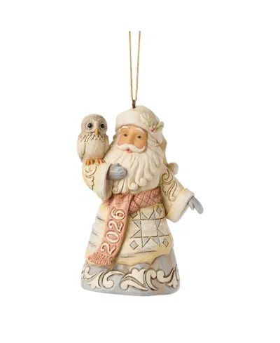 Jim Shore Heartwood Creek Woodland Dated 2026 Santa Ornament In Multi