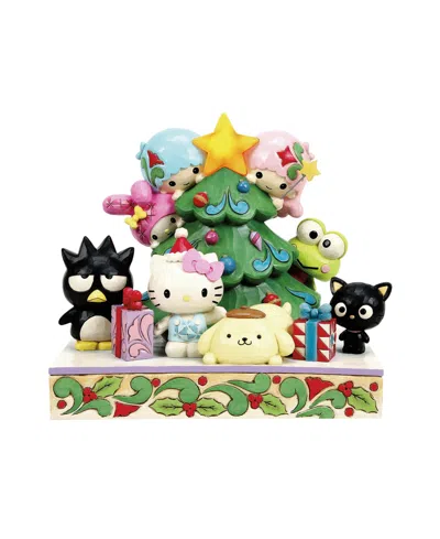 Jim Shore Hello Kitty And Friends Christmas Tree Figurine In Multi