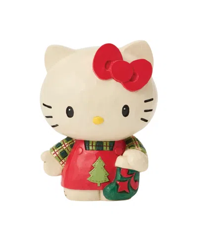 Jim Shore Hello Kitty Christmas Mini Figurine In Multi