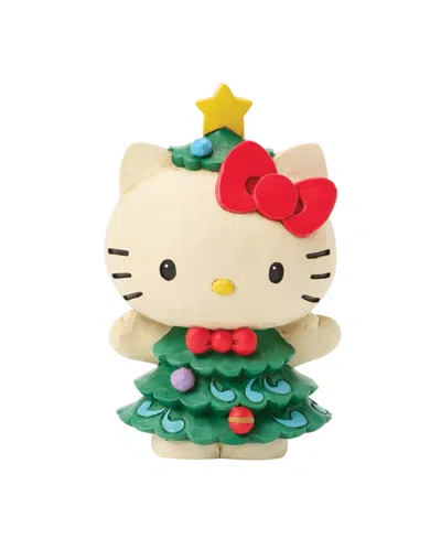 Jim Shore Hello Kitty Christmas Tree Mini Figurine In Multi