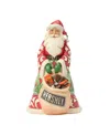 Jim Shore Hershey Santa With Bag Of Candy In Multi