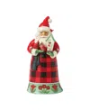 Jim Shore Highland Glen Santa Cardinals In Multi