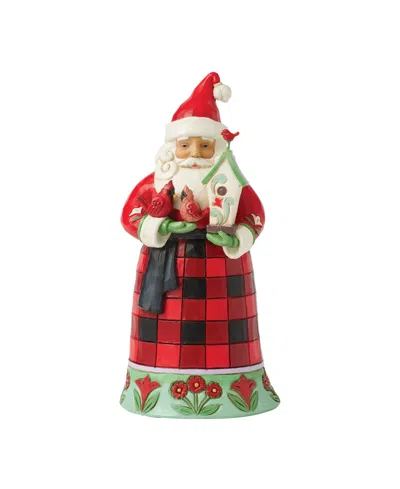 Jim Shore Highland Glen Santa Cardinals In Multi