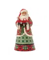 Jim Shore Highland Glen Santa Holding Truck In Multi