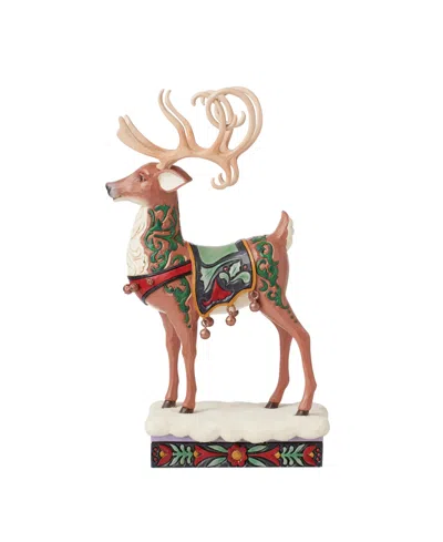 Jim Shore Holiday Manor Reindeer Figurine In Multi