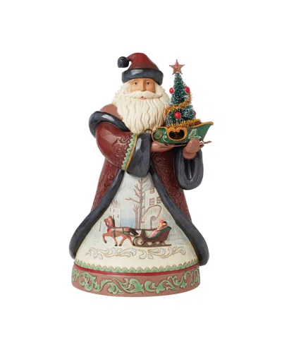 Jim Shore Holiday Manor Santa Figurine In Multi