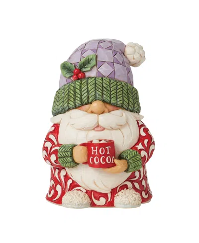 Jim Shore Hot Chocolate Gnome Figurine In Multi
