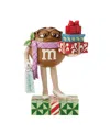 Jim Shore M And M's Brown Character With Presents In Multi
