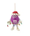 Jim Shore M And M's Purple Character Ornament In Purple