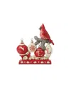 Jim Shore Nordic Noel Cardinal Figurine In Multi