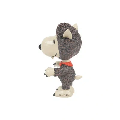 Jim Shore Peanuts Snoopy Werewolf Mini Figurine 3.54in In Multi