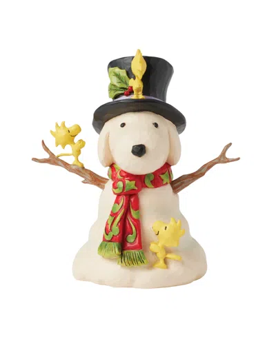 Jim Shore Peanuts Woodstocks Building Snoopy In Multi