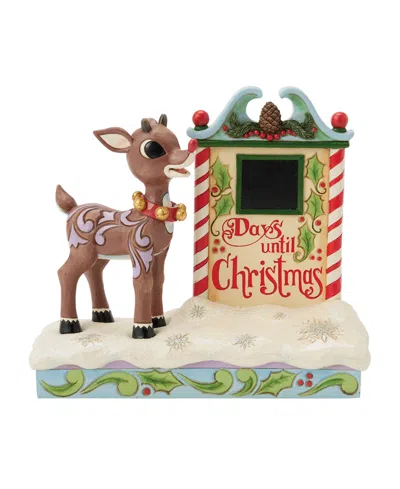 Jim Shore Rudolph Countdown Calendar In Multi