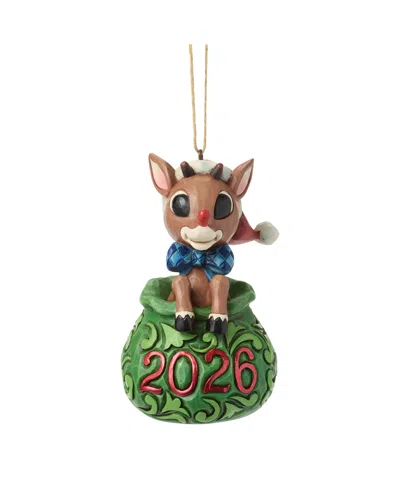 Jim Shore Rudolph Dated 2026 Rudolph In Bag In Multi