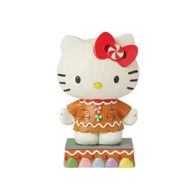 Jim Shore Sanrio Hello Kitty Gingerbread Figurine 6in In Multi