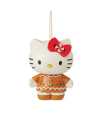 Jim Shore Sanrio Hello Kitty Gingerbread Holiday Ornament In Multi