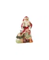 Jim Shore Santa With Pets Cat Figurine In Multi