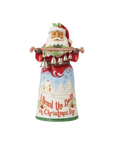 Jim Shore Song Series Santa Figurine In Multi